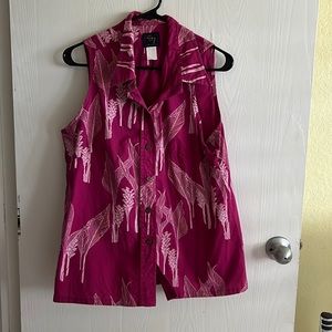 Sig Zane Fuschia Aloha Shirt